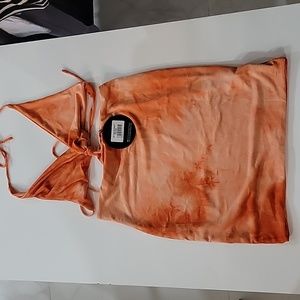 Fiery Red Mini Dress, Size Medium